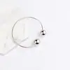 2019 Nuevos accesorios pulsera abierta de ajo de moda simple suave pulsera de metal popular con personalidad joyería