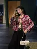 Chaqueta de Otoño de Gama Alta Estilo Chino Retro Bordada con Lentejuelas Nueva Combinación de Chaleco sin Mangas Bordado Chino Pesado N9028