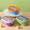 Lonchera Térmica Estilo Estudiante para Microondas, Lonchera Bento para Oficinistas con Tapa, Lonchera de Plástico para Ventas Transfronterizas