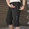 Shorts Masculino de Verão para Uso Externo Respirável Secagem Rápida Esportivo Casual Tendência Calça Cropped Versátil Tamanho Grande