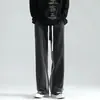 Jeans para hombre 2026 nuevo estilo americano pierna recta holgados pierna ancha pantalones casuales versátiles largos para hombre