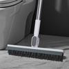 Cepillo para Piso, Cepillo para Limpieza de Pisos de Baño con Mango Largo, Cepillo para Limpieza de Grietas en el Piso, Cepillo para Limpieza de Paredes de Baño, Cepillo para Limpiar Inodoros, Rasqueta para Agua, Rasqueta para Piso