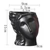 Novos produtos fornecem e-commerce transfronteiriço jardinagem Amazon vaso de cerâmica simples criativo personagens ornamentos de flores suculentas