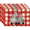 Mantel Individual del Día de San Valentín, Servilleta de Mesa Aislante al Calor, Mantel Rectangular Impermeable para el Hogar, Mantel Anti-quemaduras, Mantel Aislante al Calor, Transfronterizo