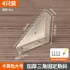 Soporte angular de tres lados fijador de ángulo recto de 90 grados, marco de soporte triangular, sujetador de ángulo de hierro, herramienta de refuerzo de cama
