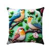 Funda de Almohada con Patrón Temático Navideño de Amazon Transfronterizo Almohada de Impresión Digital Cojín Cojín para el Hogar Sofá