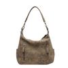 Bolso de Gran Capacidad para Mujer Exportación Nuevo Bolso Bandolera Textura Nicho Clase Estudiante Universitario Bolso de Hombro Bolso Tote para Viaje