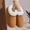 Pantuflas de algodón de alta gama para parejas, pantuflas de algodón para interiores de otoño e invierno, pantuflas cálidas de felpa antideslizantes para el hogar, para parejas