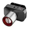 Linterna frontal de cabeza para exteriores Super Brillante Blanca Láser Luz Fuerte Larga Duración de Batería Batería de Litio Iluminación Montada en la Cabeza Zoom de Largo Alcance Linterna Frontal para Pesca