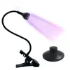 Lámpara de Uñas Operada con el Pie, Lámpara de Cuello de Cisne, Luz Morada de Curado UV, Lámpara de Uñas de Fototerapia, Lámpara LED Portátil con Clip Lateral, Transfronterizo