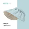Chapéu visor preto de borracha estilo concha de verão para mulheres, adequado para rabos de cavalo, com aba larga para proteção solar, ideal para viagens à praia