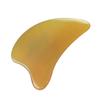 Tabla Gua Sha de Cuerno de Yak Blanco, Tabla Gua Sha de Salón de Belleza, Lámina Gua Sha para Masaje de Salud, Lámina de Masaje Triángulo Delfín