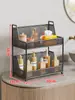 Prateleira de Banheiro Bancada de Lavatório Rack de Armazenamento para Cosméticos Gabinete Organizador de Armazenamento Multicamadas para Banheiro Doméstico Skincare