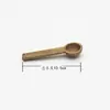 Tapa de Madera de Acacia Cuchara de Madera de Acacia Cuchara Medidora Cuchara para Especias Cuchara para Sal Cuchara de Madera Botella de Vidrio Cuchara con Tapa de Madera Cuchara para Sales de Baño