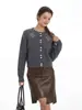 Heyhenry 2025 Nuevo Cardigan de Punto con Perlas para Otoño e Invierno para Mujer para Usar por Dentro y por Fuera Chaqueta Corta de Punto