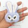 Novo Aberto Pelúcia Cabeça de Coelho DIY Acessórios de Joalheria para Cocar Acessórios de Cabelo Roupas Sapatos Meias Acessórios de Cachecol Acessórios