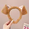Diadema de Felpa Linda Otoño Invierno para Niños Dulce Dibujo Animado Domador de Cabello Diadema Estilo Coreano Exquisito Pasador para el Cabello Goma para el Cabello Accesorios para el Cabello