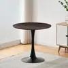 Silla de Negociación Estilo Medieval Mesa Redonda de Comedor Simple Moderna Mesa Redonda Retro para Apartamento Pequeño Mesa de Café para Sala de Estar Balcón