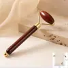 Palo de masaje rodante de palo de rosa para masaje facial, palo para desbloquear meridianos y puntos de acupuntura del área de los ojos, herramienta de cuidado de la salud en casa