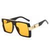 Nueva caja de gafas de sol para conducir para hombres de Europa y América, gafas de sol retro simples de moda transfronteriza, gafas de estilo personalizado de comercio exterior