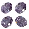 Zafiro Lavanda Cultivado con Llama Forma Ovalada Piedra Preciosa de Color Zafiro Morado Sintético Diamante Suelto Puede Ser Certificado