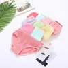 Vendas Diretas de Fábrica Transfronteiriças Roupa Íntima Infantil de Algodão Puro Calcinhas para Meninas Com Renda Tricolor Comprimento Triângulo Interno