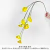 Flores de cala artificiales para arreglo de escena temática de pesca, decoración de paisajismo con flores falsas terminadas, adornos de flores artificiales hechos a mano en stock