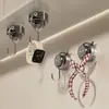 Gancho de Ventosa Hogareño Fuerte Pegajoso sin Taladro Gancho de Vacío sin Rastro para Cocina Baño Inodoro Estante de Almacenamiento