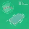 Caja de Plástico Transparente Rectangular Herramienta de Ferretería Piezas Caja de Almacenamiento Transparente Accesorios para Teléfonos Móviles Piezas Caja Organizadora