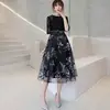 Vestido de Encaje de Noche para Mujer 2026 Invierno Nuevo Estilo Aliexpress Elegante Vestido de Temperamento Vestido de Anfitrión de Banquete para Mujer