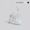 Bolso de hombro plisado elegante de gran capacidad transfronterizo para mujer, nuevo bolso tote de verano 2026 para ir al trabajo