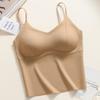 Top sin Tirantes con Almohadilla en el Pecho Ropa Interior para Mujer Espalda Hermosa Pieza Única con Copa Wrap Sexy Ajustado Top Wrap para el Pecho Sensación de Alta Gama