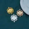 Nuevos accesorios de joyería DIY estilo antiguo de aleación de cobre ginkgo, colgantes, pinzas para el cabello, pulseras, pendientes, materiales de accesorios hechos a mano
