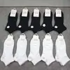 Calcetines de Algodón Deportivos de Malla Plana de Caña Corta Color Blanco Puro Negro Puro Combinan con Todo Estilo Estudiante Universitario Calcetines de Estudiante