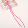 Cuerda para Paraguas Nudo Romano Macaron Cuerda Tejida a Mano Material Semi-Terminado DIY Accesorios para Colgar Bolsos con Cuentas Lanyard Joyería
