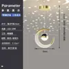 Lámpara de araña pequeña para mesita de noche de dormitorio simple moderna Red Viral nueva iluminación de lujo pared de fondo de sala de estar bar pasillo lámpara de araña de línea larga