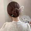 Acessórios de Cabelo Hanfu Estilo Antigo, Grampos de Cabelo Versáteis de Liga Metálica com Franjas Retrô, Enfeites para Coques, Grampos de Cabelo Estilo Chinês Novo para Atacado