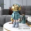 Figura de Astronauta para Decoración de Piso junto al Sofá y Mueble de TV, Tamaño Grande, 70 cm de Alto