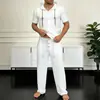 Verano 2026 Transfronterizo Amazon Traje Deportivo Casual 3D para Hombre Camisa de Manga Corta con Capucha Plisada Pantalones Sueltos