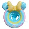 Anillo de asiento infantil transfronterizo en polvo de dibujos animados anillo de asiento infantil fondo de esponja engrosado anillo de natación de arco anillo de pantalones inflable