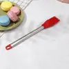 Nuevo cepillo de acero inoxidable con mango hueco, cabezal de cepillo de silicona de grado alimenticio, cepillo para pasteles, cepillo para crema, cepillo para condimentos de alimentos