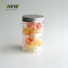 Pote de Assar Suplemento Alimentar Infantil 280ml, Tampa de Renda Dentada, Garrafa Plástica de Doces, Pote de Biscoitos