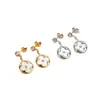 Pingente de Zircônia Cor-Preservante em Concha Banhado a Ouro 14K Acessórios de Joia DIY Material para Pingente de Colar de Contas