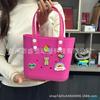 Estilo K de Bolsas de Almuerzo DIY, Bolsas Populares de Playa de Eva con Agujeros y Accesorios de Broche de Amazon, Bolsos Lindos