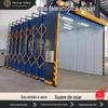 Cabine de pulverização telescópica móvel Grande cabine de pulverização de móveis tipo trilho Dossel push-pull Cabine de pulverização dobrável elétrica
