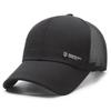 Chapéu Masculino de Meia-Idade Chapéu de Malha Respirável Boné de Beisebol de Pesca Boné Casual com Aba Boné Masculino de Proteção Solar com Aba Larga