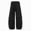 Atacado Transfronteiriço Calças Casuais de Workwear Estilo Americano para Homens, Calças Frescas de Perna Larga Retas Soltas Tendência de Verão