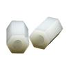 Atacado nylon plástico coluna de cobre polegada rosca interna coluna hexagonal HTPM2-56 * 3/8 cor natural