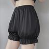Frete Grátis Personalizado Jk Botão de Flor Anti-Exposição Shorts Finos de Segurança para Mulheres, Adequado para Usar Fora, Saia Solta de Verão Shorts Abóbora