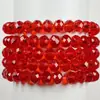 Pulsera de cristal de oliva vidrio 6X8MM placa de cálculo joyería para combinar con la ropa venta caliente transfronteriza comercio exterior